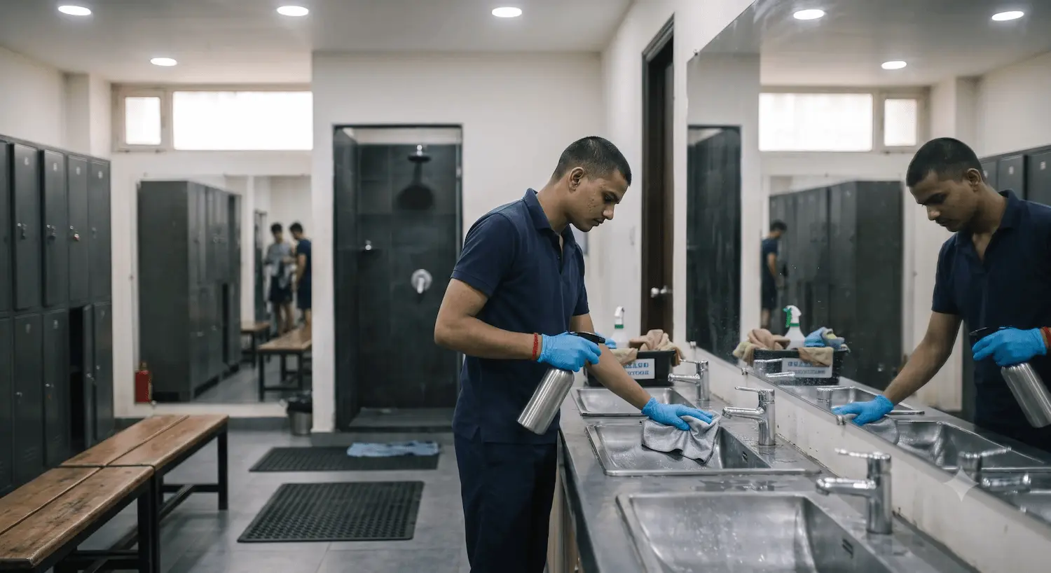 Washroom & Locker Room Sanitisation