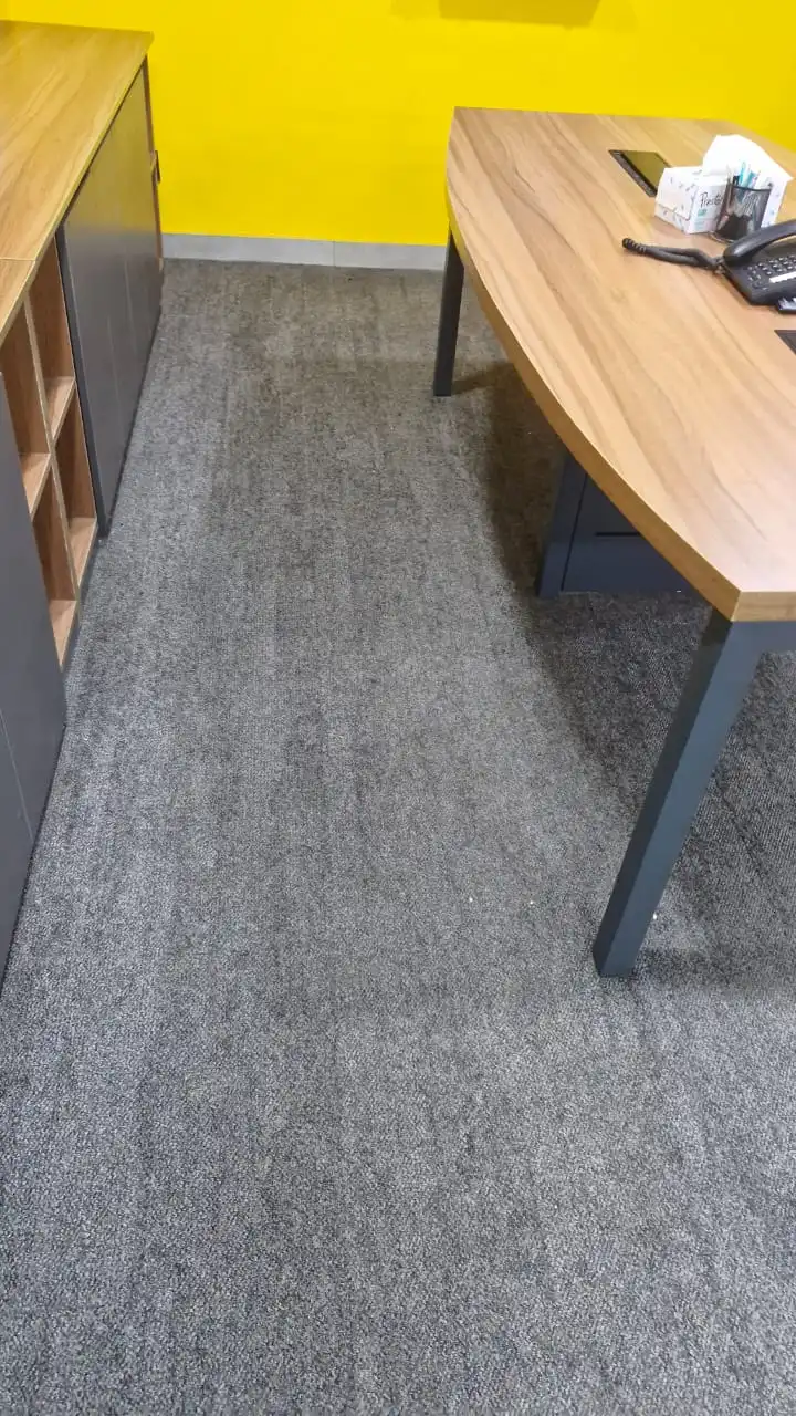 Office carpet cleaning project in a Delhi corporate office