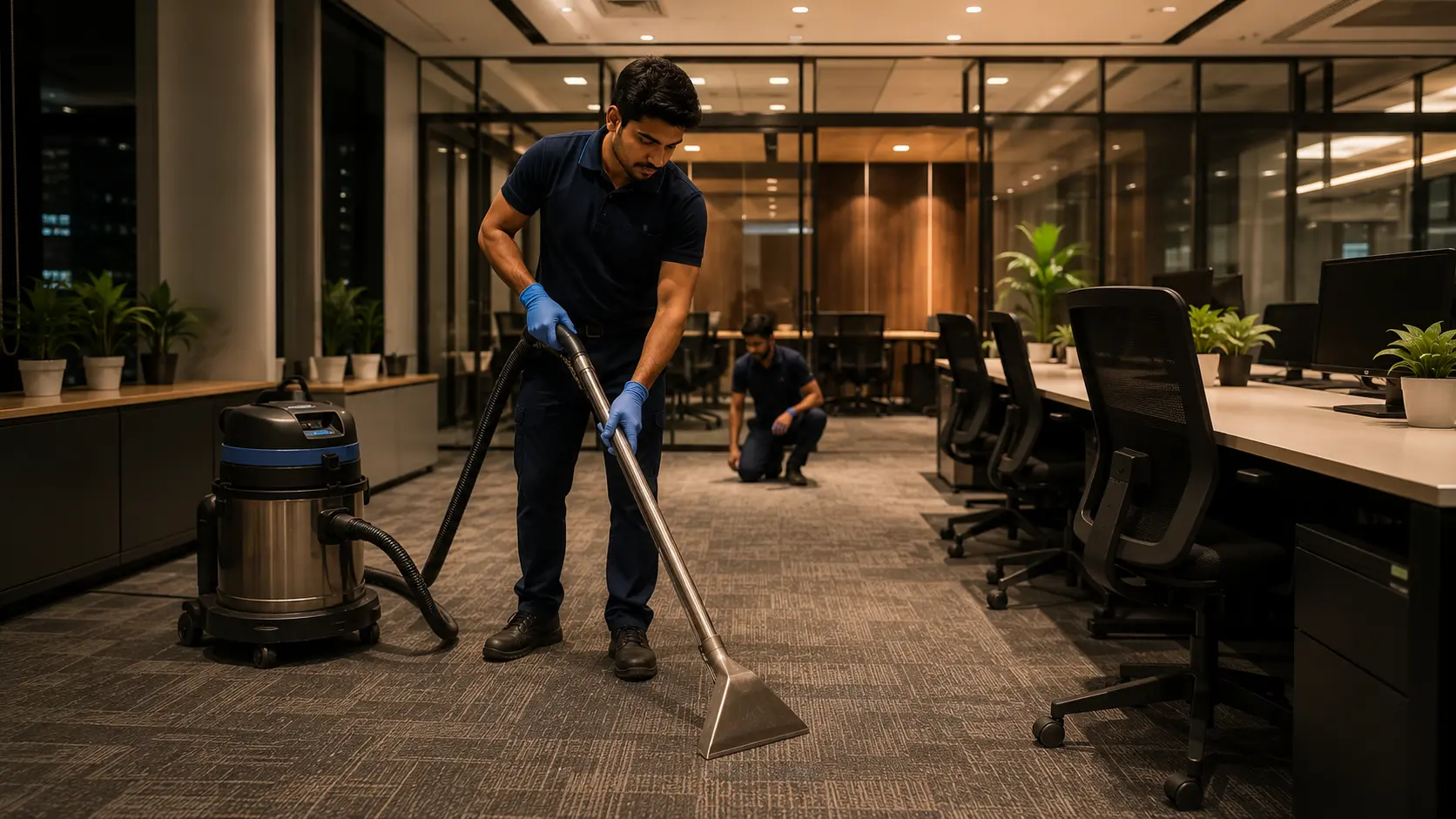 Clean, professional office reception in Delhi NCR